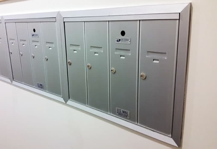 1250 Vertical Recessed Mount Mailboxes