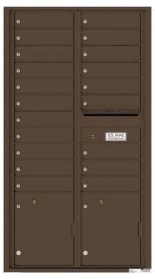 Recessed Mount Florence Versatile 4C Mailbox with 20 Doors